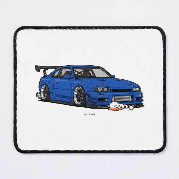 Item preview, Drift Nap Funny JDM Cat Car Meme designed and sold by MonkiFlipp.