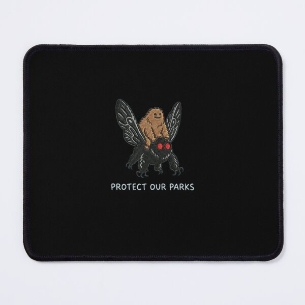 Item preview, Protect Our National Parks – Bigfoot & Mothman Cryptid designed and sold by roartusa.