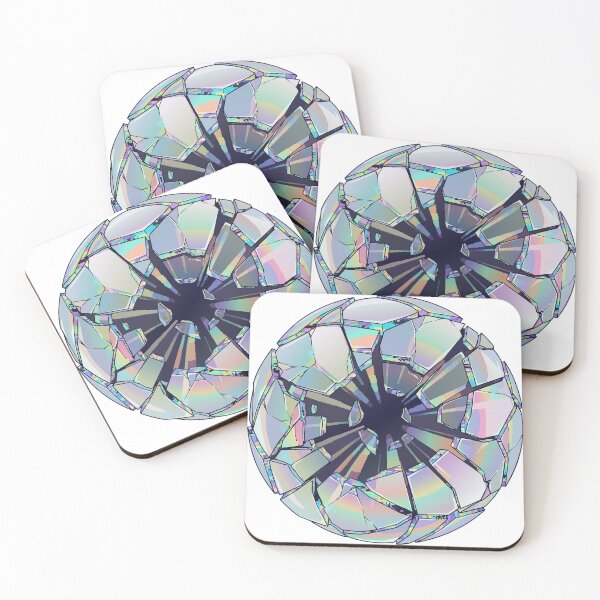 Item preview, Adversarial Fractured Chrome Sphere | Glitch Data Art Design designed and sold by Uglyandcute.