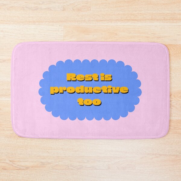 Item preview, Rest Is Productive Too Self Care Quote designed and sold by jianina-alondra.