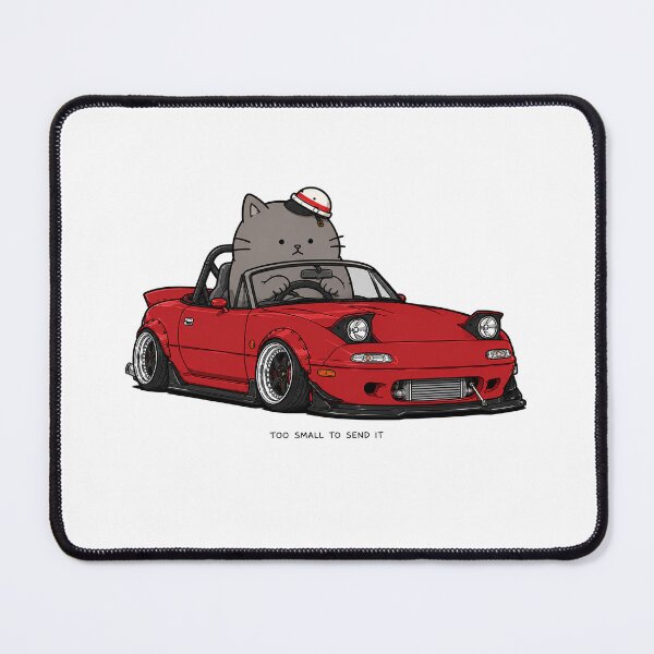 Item preview, Too Small To Send It Funny JDM Cat Car Meme designed and sold by MonkiFlipp.