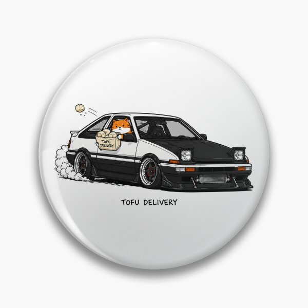 Item preview, Tofu Delivery Funny JDM Cat Car Meme designed and sold by MonkiFlipp.