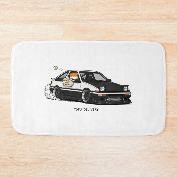 Item preview, Tofu Delivery Funny JDM Cat Car Meme designed and sold by MonkiFlipp.
