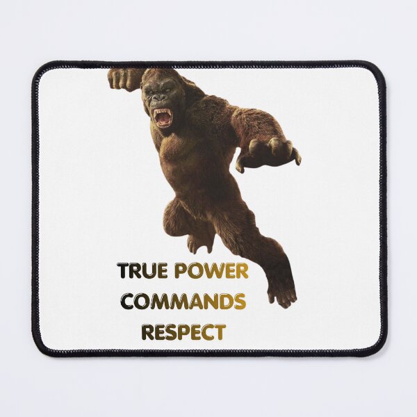 Item preview, True Power Commands Respect Gorilla Graphic T-Shirt - Fierce King Kong Art designed and sold by Chiedu10.