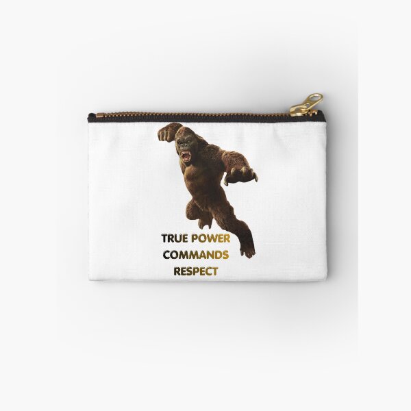 Item preview, True Power Commands Respect Gorilla Graphic T-Shirt - Fierce King Kong Art designed and sold by Chiedu10.