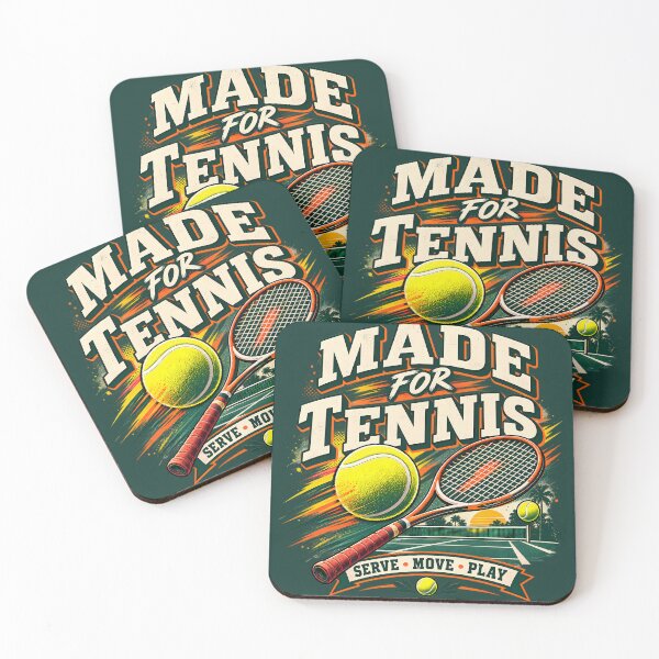Item preview, Made For Tennis Retro Sports designed and sold by VectorVortex.