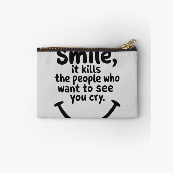 Item preview, Smile – Simple Positive Inspirational Text Design designed and sold by RajDeals.