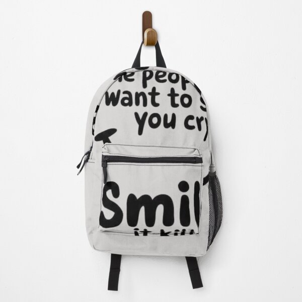 Item preview, Smile – Simple Positive Inspirational Text Design designed and sold by RajDeals.