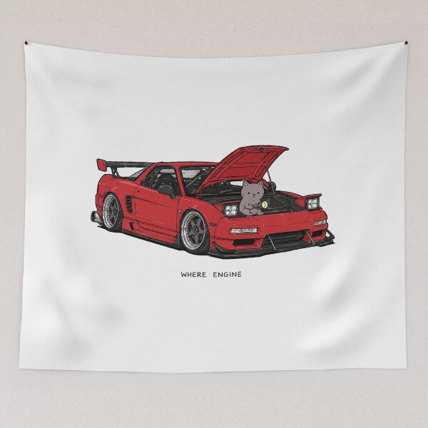 Item preview, Where Engine Funny Car Cat Meme designed and sold by MonkiFlipp.