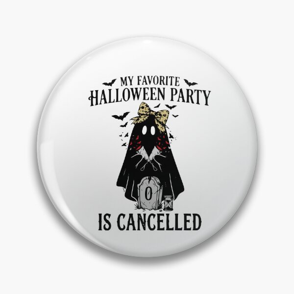 Item preview, My Favorite Halloween Party Is Cancelled Funny Introvert Ghost designed and sold by Lozarux.