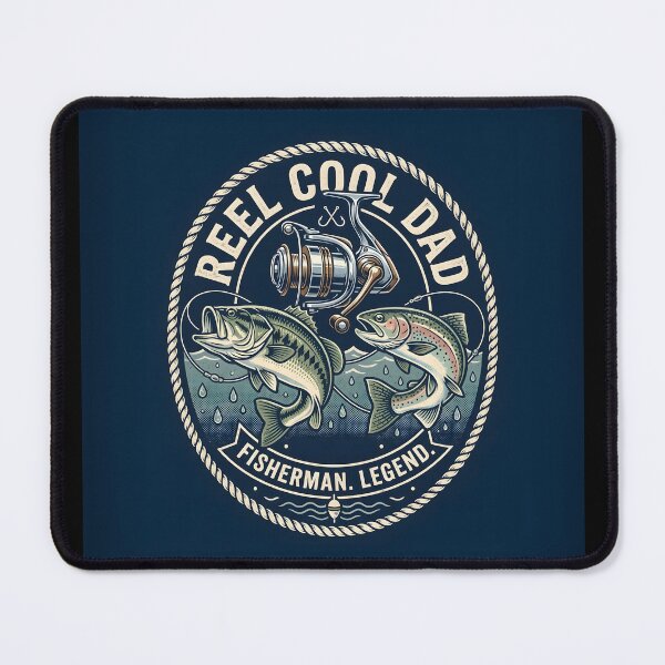 Item preview, Reel Cool Dad Fisherman Legend Fishing Design designed and sold by ZanyPaintbrush.