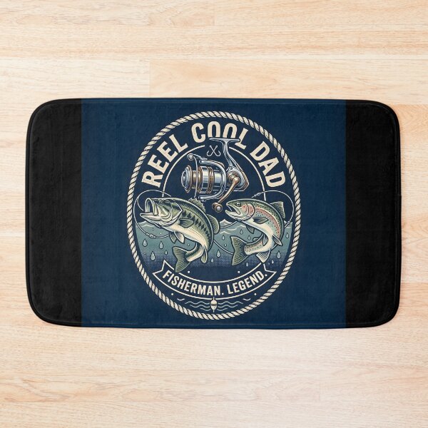 Item preview, Reel Cool Dad Fisherman Legend Fishing Design designed and sold by ZanyPaintbrush.