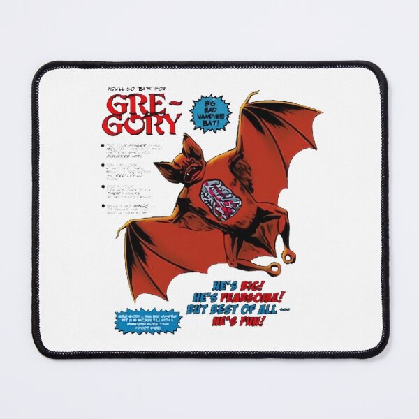 Item preview, Gregory The Big Bad Vampire Bat | Cute Spooky Gothic Art | Perfect Gift For You And Friends designed and sold by Crafts4MeAndU.