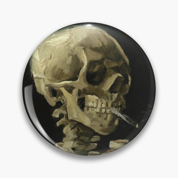Item preview, Skull of a Skeleton with a Burning Cigarette Vincent van Gogh designed and sold by Shoupay.