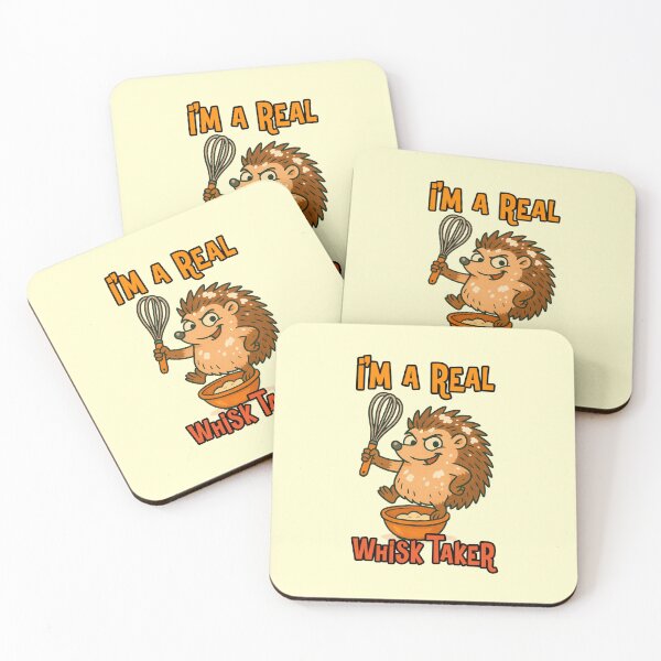 Item preview, Im A Real Whisk Taker Funny Hedgehog Baker Cooking Pun Quote designed and sold by nookmerch97.