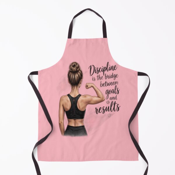 Item preview, Female Fitness Motivation Discipline Quote Art designed and sold by FABIOLA1970.