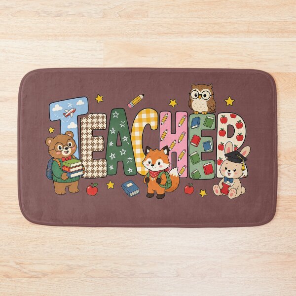 Item preview, eacher Letter Block Shirt | Cute Animal Back to School Design designed and sold by MOCH- ART.