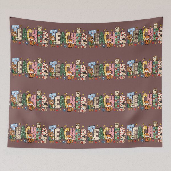 Item preview, eacher Letter Block Shirt | Cute Animal Back to School Design designed and sold by MOCH- ART.