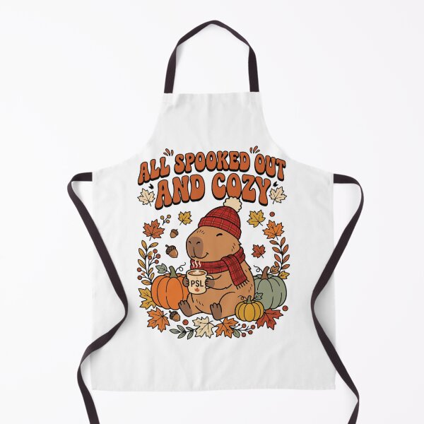 Item preview, Cozy Capybara Fall Pumpkin Spice All Spooked Out designed and sold by Steele-Art.