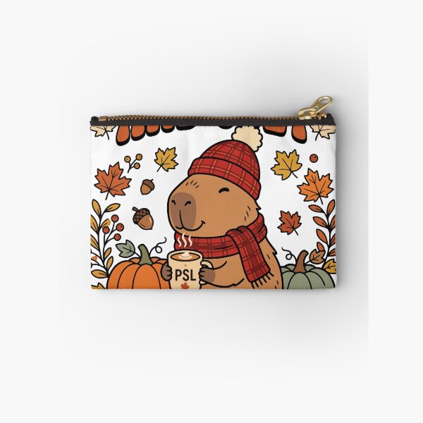 Item preview, Cozy Capybara Fall Pumpkin Spice All Spooked Out designed and sold by Steele-Art.