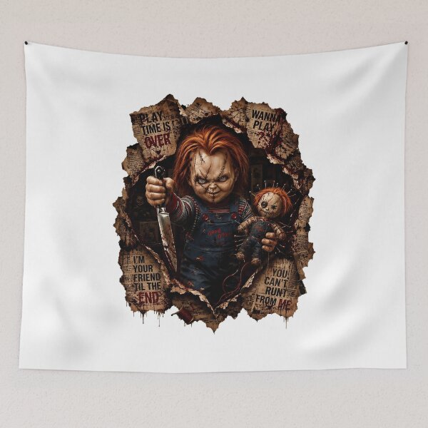 Item preview, Creepy Killer Doll Horror Halloween Dark Artwork designed and sold by CarlaWise58071.