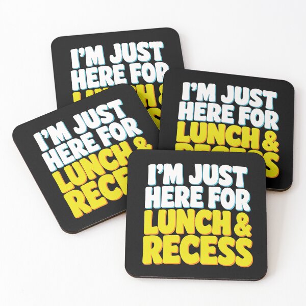 Item preview, Lunch & Recess Classroom Fun Retro Bubble Text Graphic designed and sold by ROUX-ART.