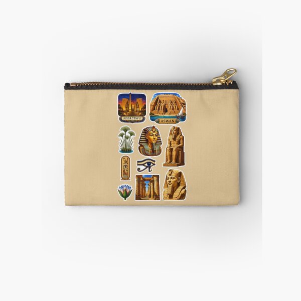 Item preview, Ancient Egypt Landmarks & Culture Sticker Pack - Luxor, Aswan, Pharaohs designed and sold by Yasmine Mohammed.