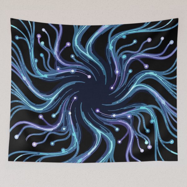 Item preview, Adversarial Blue Digital Wave Glitch | Abstract Data Tentacle Art designed and sold by Uglyandcute.