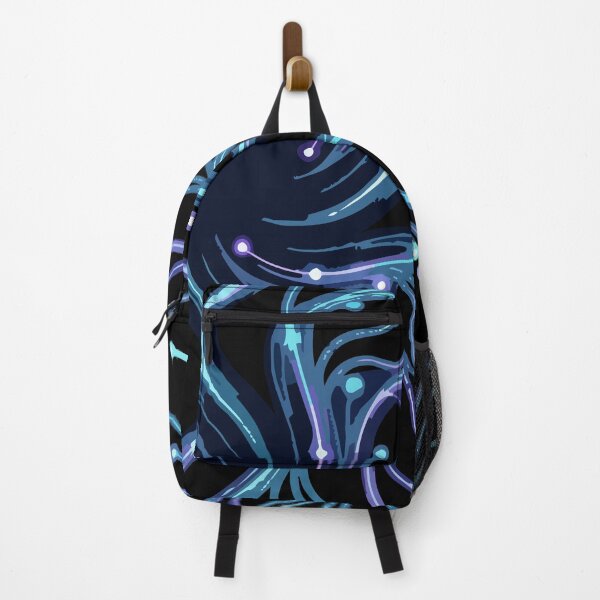 Item preview, Adversarial Blue Digital Wave Glitch | Abstract Data Tentacle Art designed and sold by Uglyandcute.