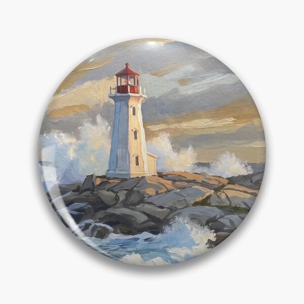 Item preview, Peggy's Cove Lighthouse on the Nova Scotia Coast designed and sold by RedPeaStudio.