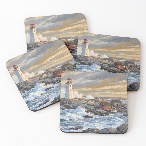 Item preview, Peggy's Cove Lighthouse on the Nova Scotia Coast designed and sold by RedPeaStudio.