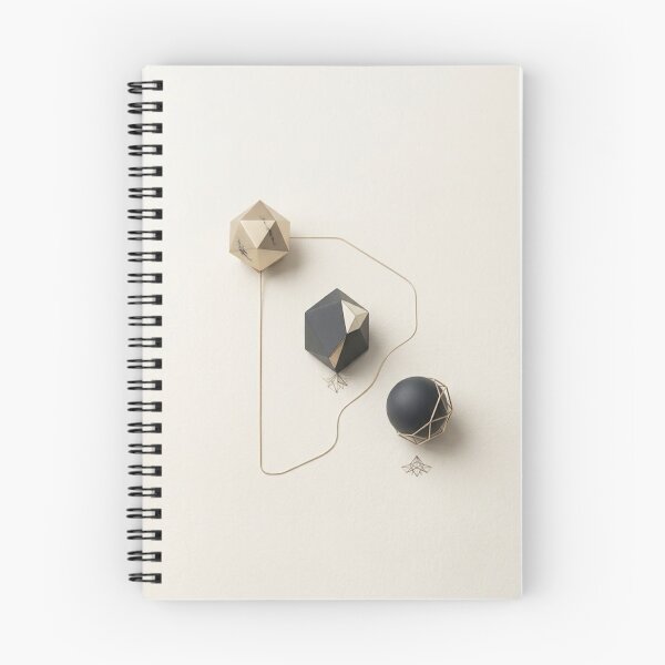 Item preview, Geometric Harmony – Minimalist Gold, Black & Cream Wall Art Print designed and sold by Zaramodo.