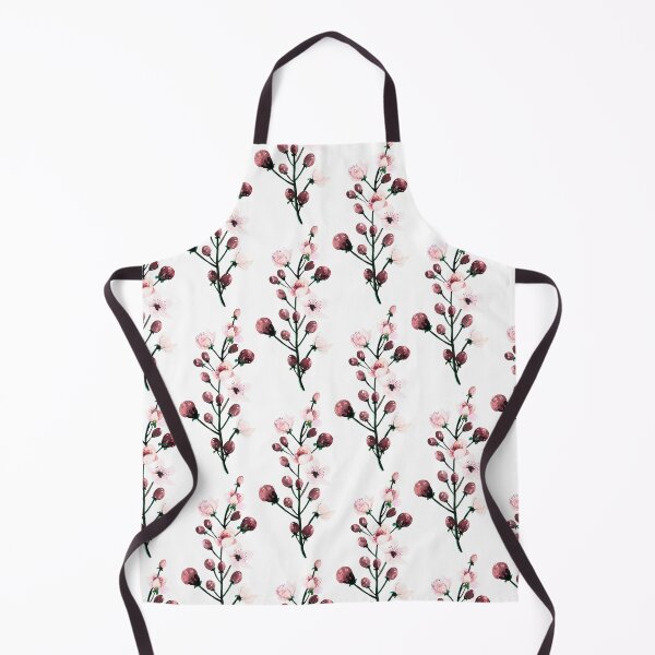 Item preview, Tall Pink Blossom Botanical Branch Watercolour designed and sold by ArithraStudio.