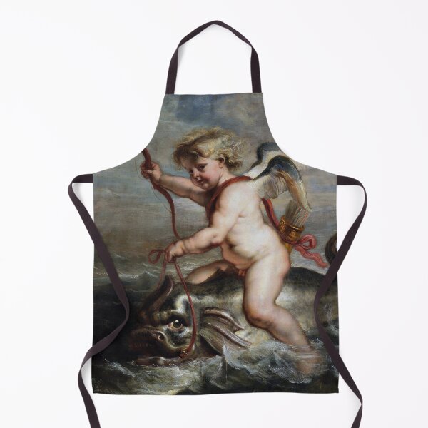 Item preview, Cupid on a dolphin by Erasmus Quellinus II. designed and sold by The Breathing Paint.