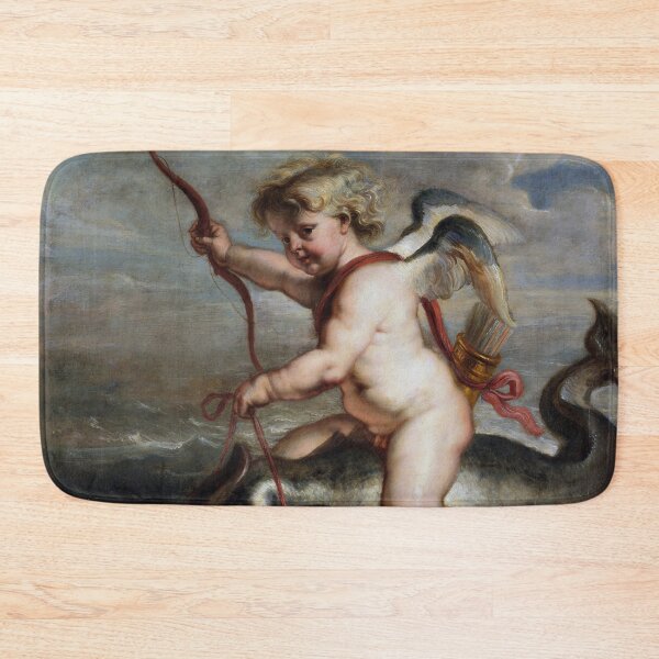 Item preview, Cupid on a dolphin by Erasmus Quellinus II. designed and sold by The Breathing Paint.