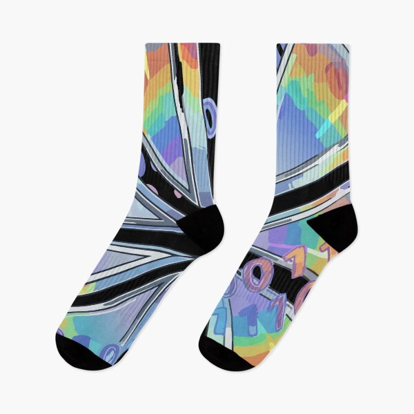 Artikelvorschau, Adversarial Holographic Glitch Flower | Rainbow AI Bloom Art entworfen und verkauft von Uglyandcute.