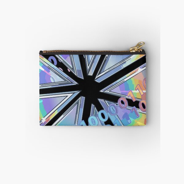 Item preview, Adversarial Holographic Glitch Flower | Rainbow AI Bloom Art designed and sold by Uglyandcute.