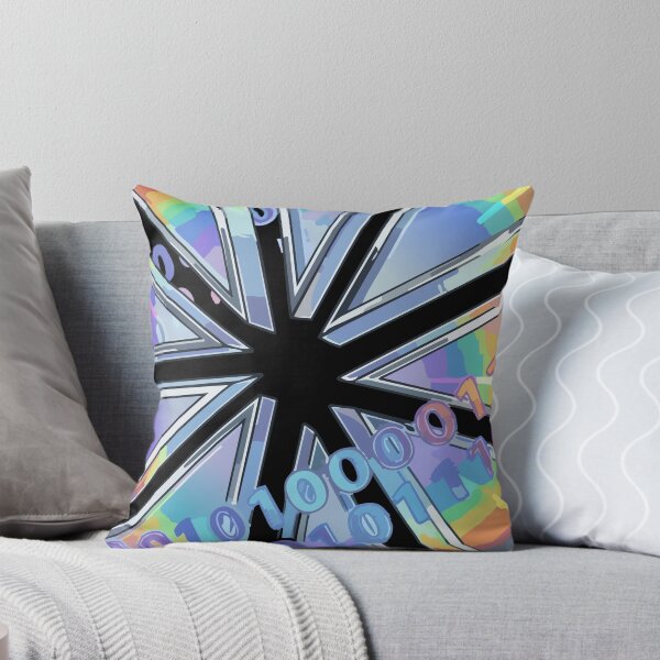 Item preview, Adversarial Holographic Glitch Flower | Rainbow AI Bloom Art designed and sold by Uglyandcute.
