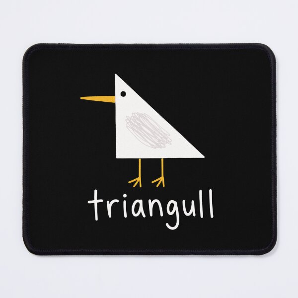 Item preview, triangull minimalist geometric bird illustration designed and sold by ROUX-ART.