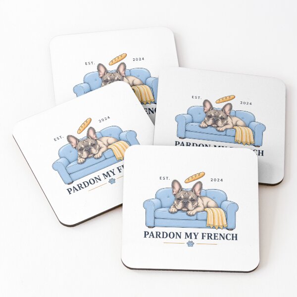 Item preview, PARDON MY FRENCH for French bulldog lovers designed and sold by jennyddesigns.