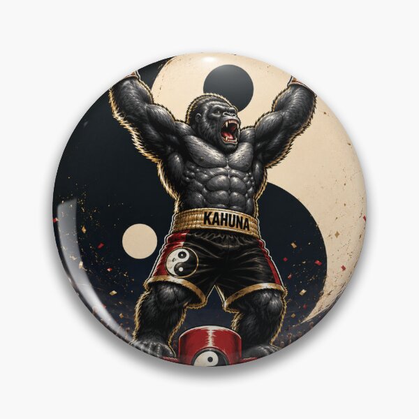 Item preview, Kong Kahuna Yin yang boxing gorilla- Victory Pose designed and sold by EterniaE.