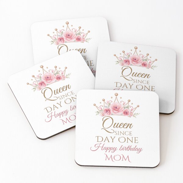 Item preview, Queen Since Day One Happy Birthday Mom Floral Crown designed and sold by BellabdO.