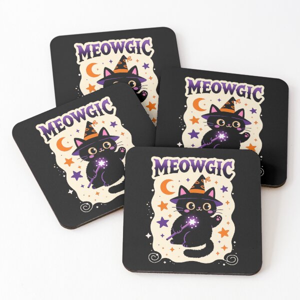 Item preview, Meowgic Magical Witch Cat T-shirt. designed and sold by Nuttajak.