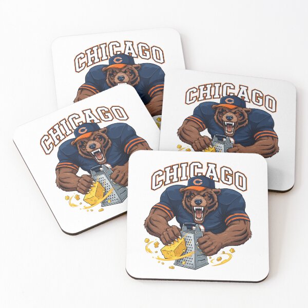 Item preview, Fierce Chicago Bear Grizzly Cheese Warrior Illustration designed and sold by JoshuaBry73262.