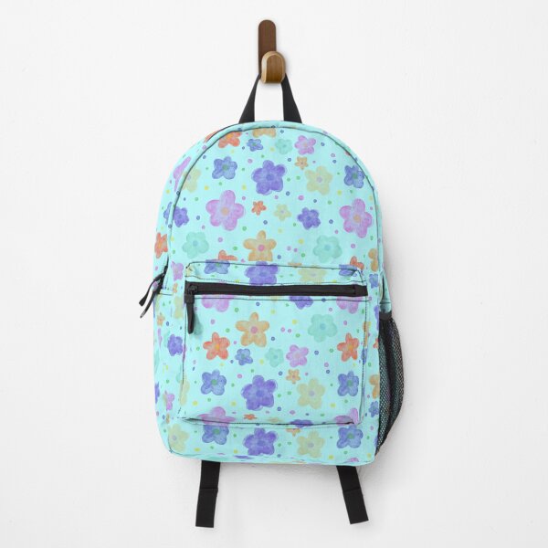 Item preview, Pastel doodle flower pattern | playful hand drawn floral repeat designed and sold by alanamaeart.