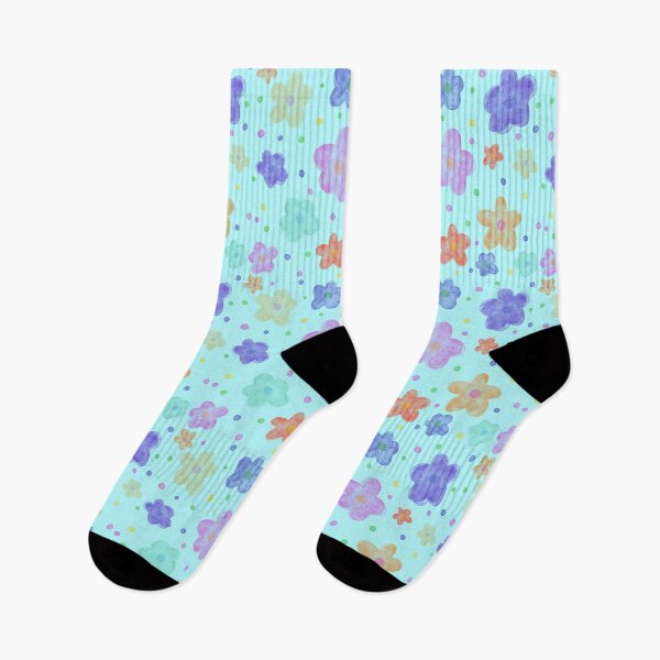 Item preview, Pastel doodle flower pattern | playful hand drawn floral repeat  designed and sold by alanamaeart.