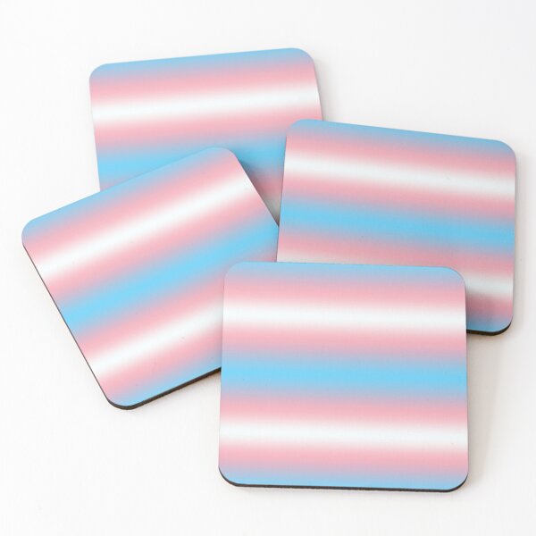 Item preview, Pastel Blue Pink and White Gradient Flag  designed and sold by PatternTitan.