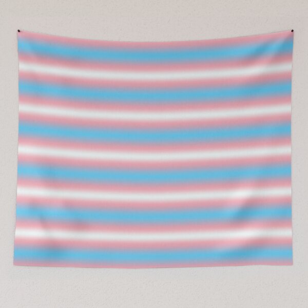 Item preview, Pastel Blue Pink and White Gradient Flag  designed and sold by PatternTitan.