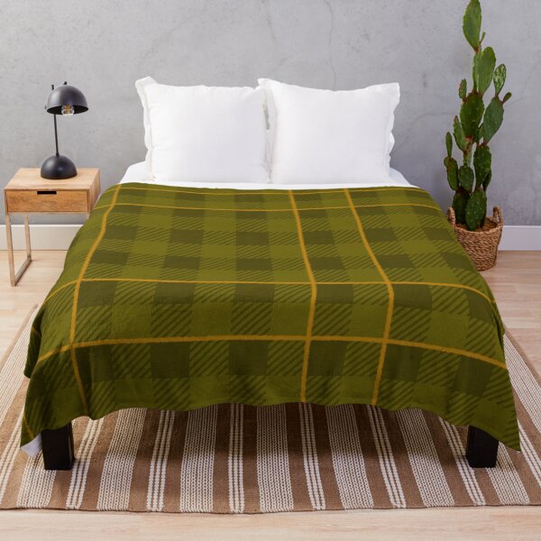 Item preview, Warm autumnal Farmhouse Gingham check with stripe, Hygge designed and sold by OhNoNotAgain42.