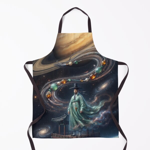 Item preview, Cosmic Scholar: Saturn's Celestial Gat-geun (Hat String) designed and sold by SOOstudio73.